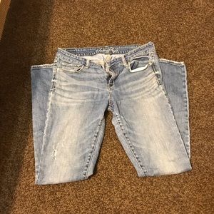 American eagle skinny jeans size 10
